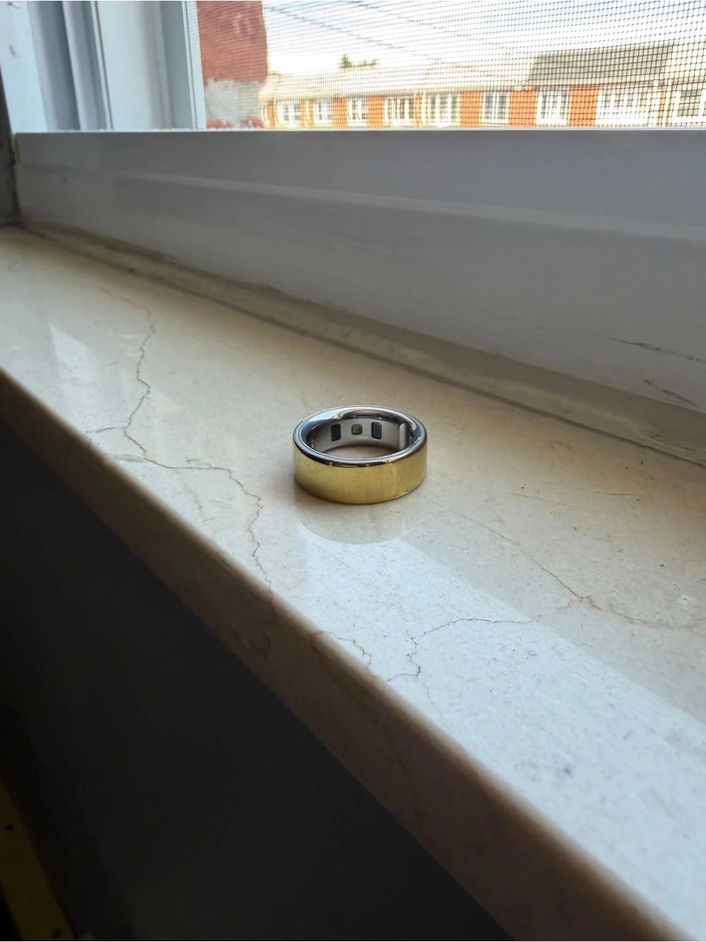 OURA ring size 8 in gold tone